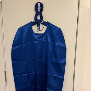 Blue superhero Cape and mask